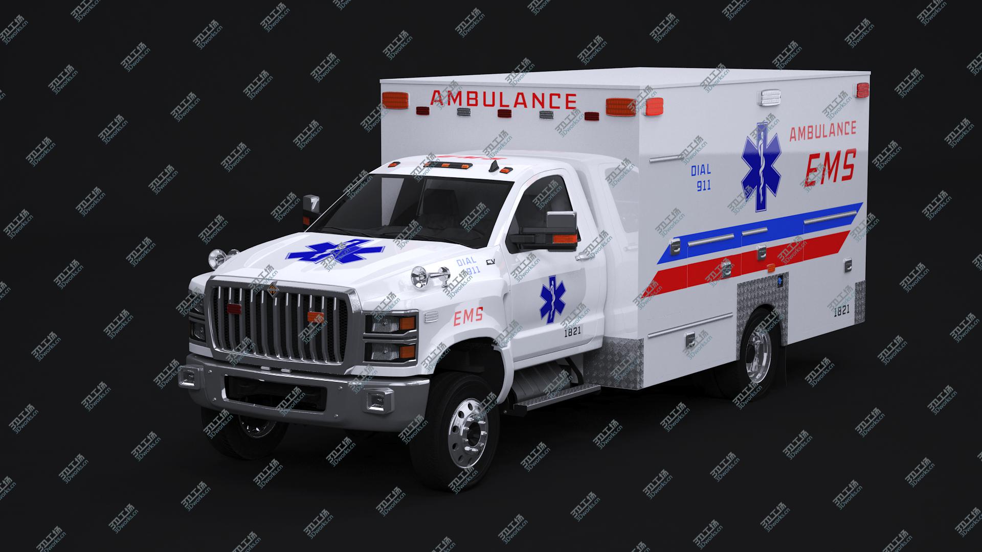 images/goods_img/20210313/3D 2020 International EMS Ambulance and Hospital Bed Collection/1.jpg
